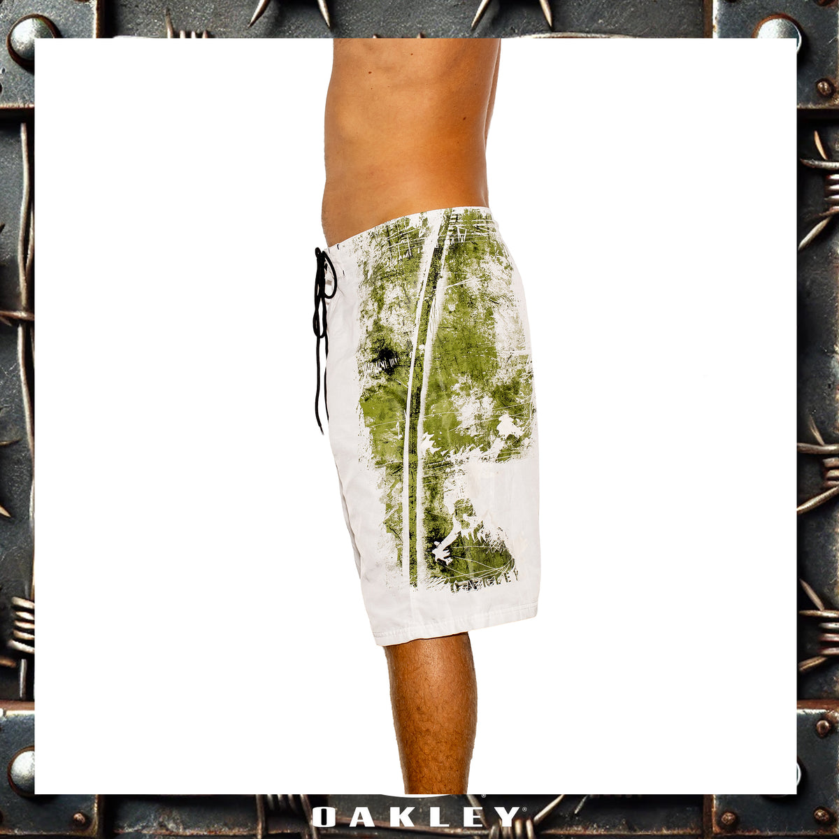 Y2K Oakley "Red Tag" Vault Tech Boardies (36")