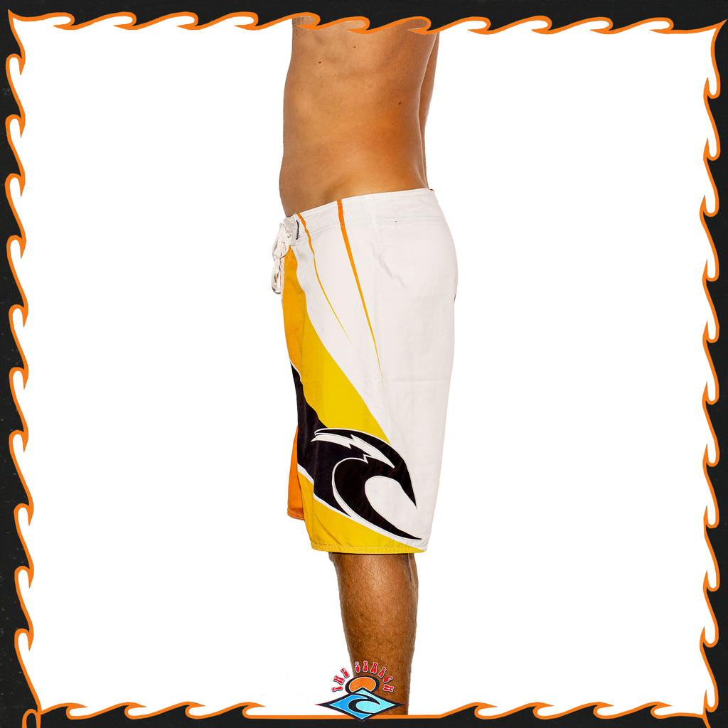 Y2K Rip Curl "Mick Fanning - Canary Signature Series" Boardies (34")