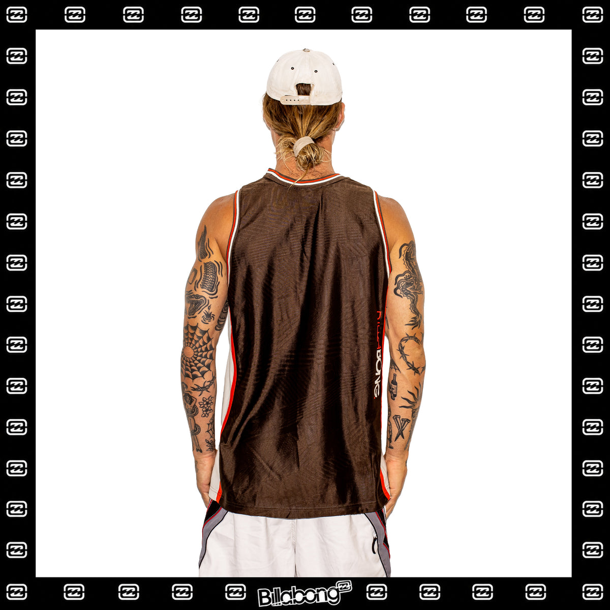 Y2K Billabong Spellout Jersey Singlet (L-XL)