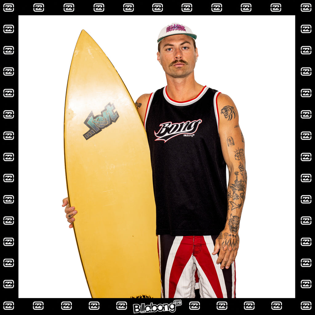 Y2K Billabong Spellout Jersey Singlet (L)