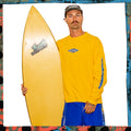 Y2K Quiksilver "Quad Hit" Spellout L/S Tee (L-XL)