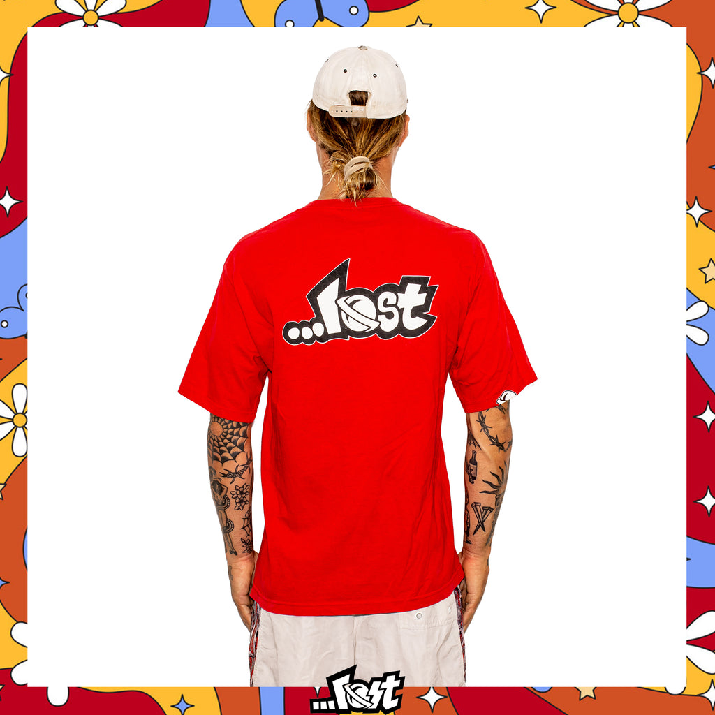 Y2K Lost Enterprises Spellout Tee (L)