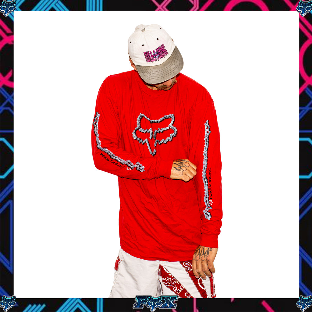 Y2K Fox Raving "Triple Hit" Graphic Tee (L-XL) *RARE*