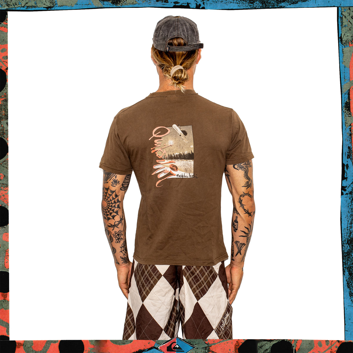 Y2K Quiksilver "Markku Koski" Snowboarding Graphic Tee (M)