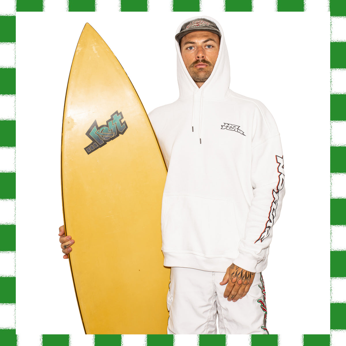 Y2K No Fear Graphic Spellout Hoodie (XL)
