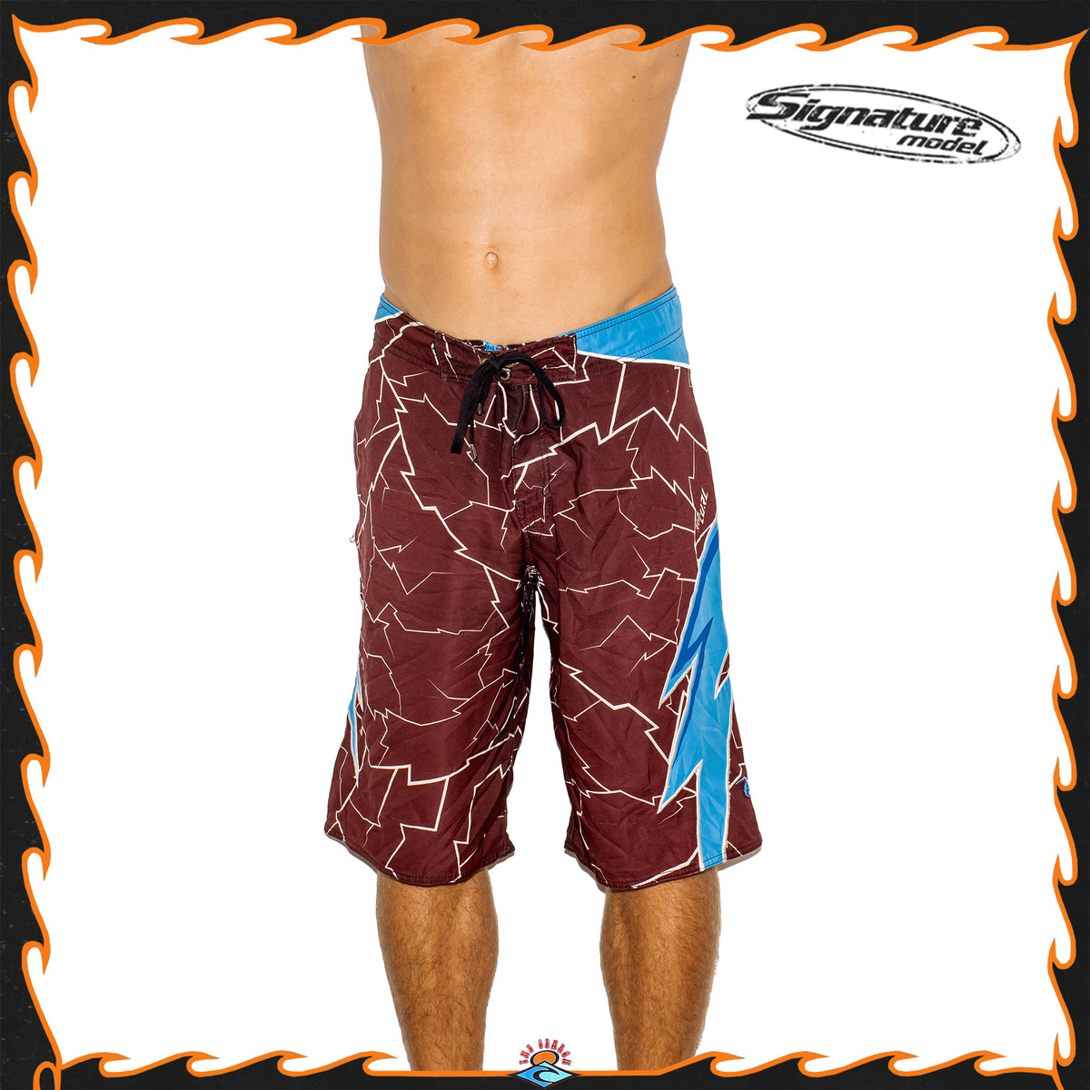 Y2K Rip Curl "Mick Fanning - White Lightning Signature Series" Boardies (32")