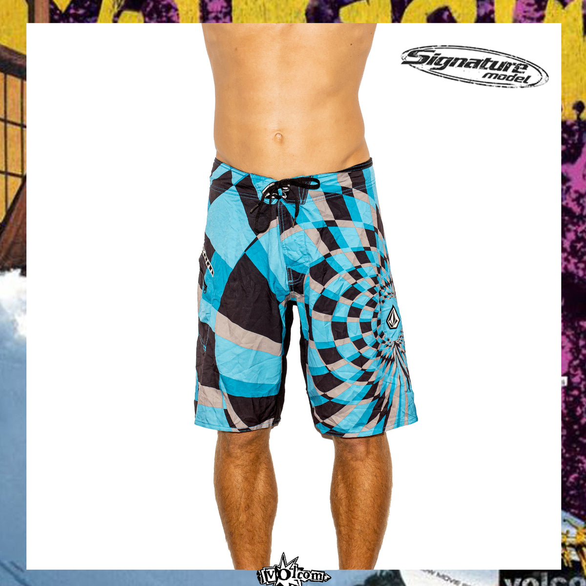Y2K Volcom "Dean Morrison - Dingo Mod Signature Series" Boardies (34")