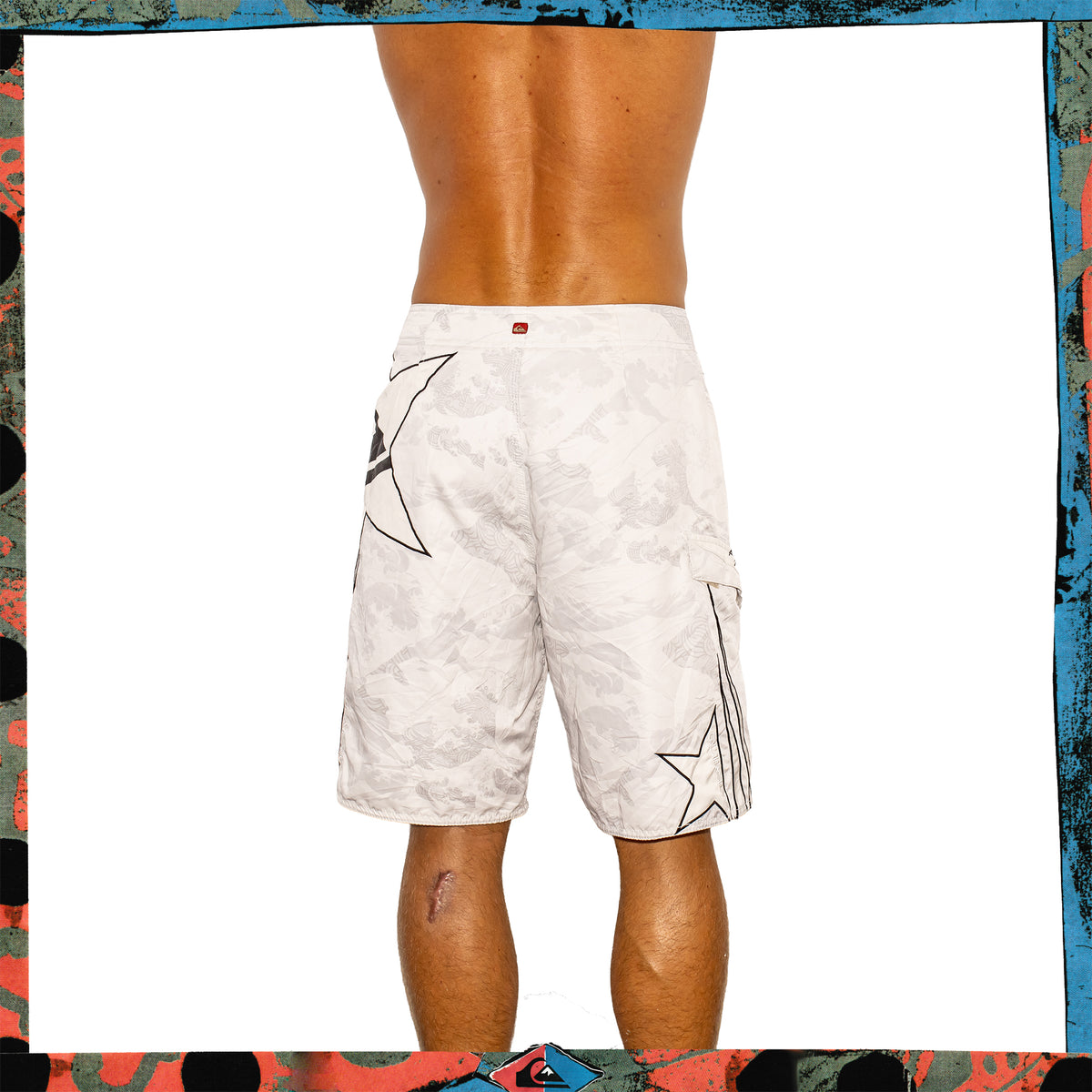 Y2K Quiksilver "Kelly Slater - Star Child Signature Series" Boardies (30")