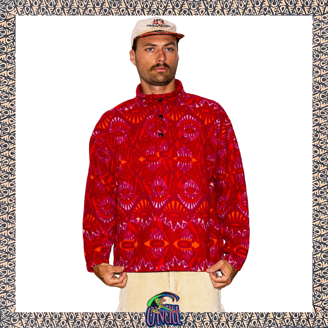 1990's O'Neill Fleece Mock Neck Pullover (L)