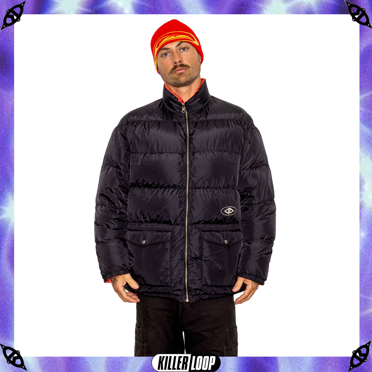 90's Killer Loop Reversible Puffer Snow Jacket (XL)