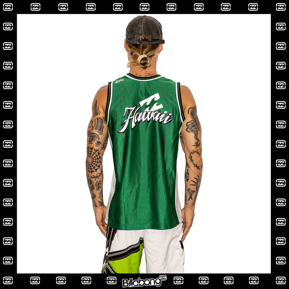 Y2K Billabong *Pipeline Master - Hawaii* Jersey Tank Top (L)