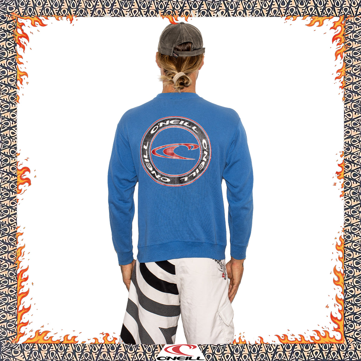 90's O'Neill Graphic Crewneck Sweatshirt (M)