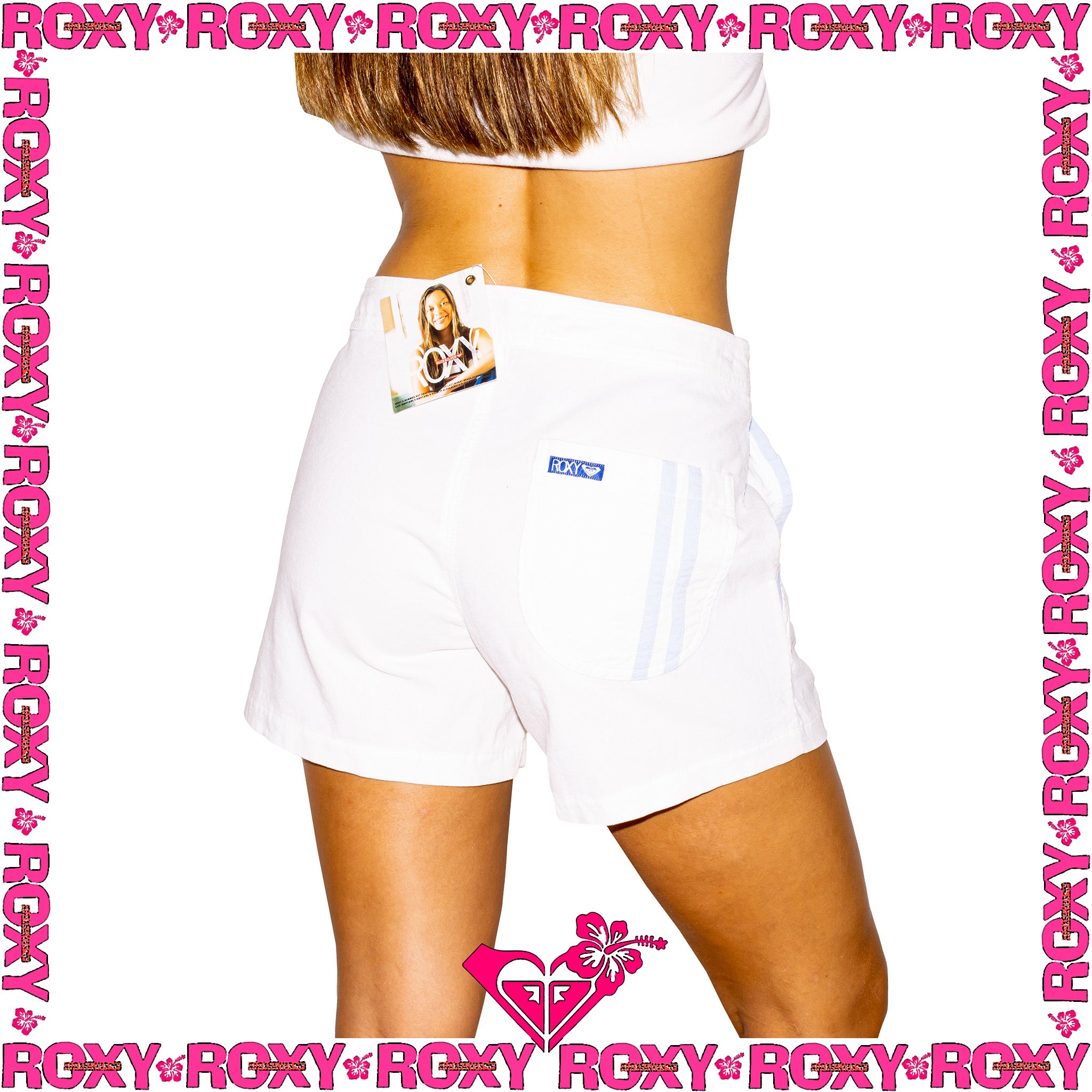1990's Roxy Corduroy Short Shorts (28")