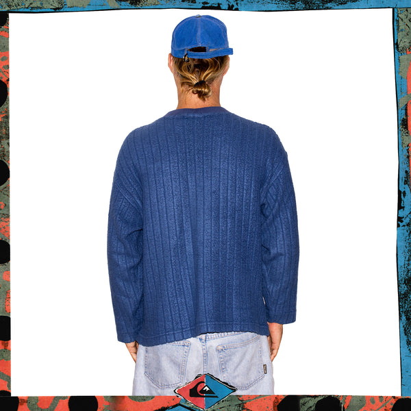 1990's Quiksilver Corduroy V Neck Sweatshirt (XL)