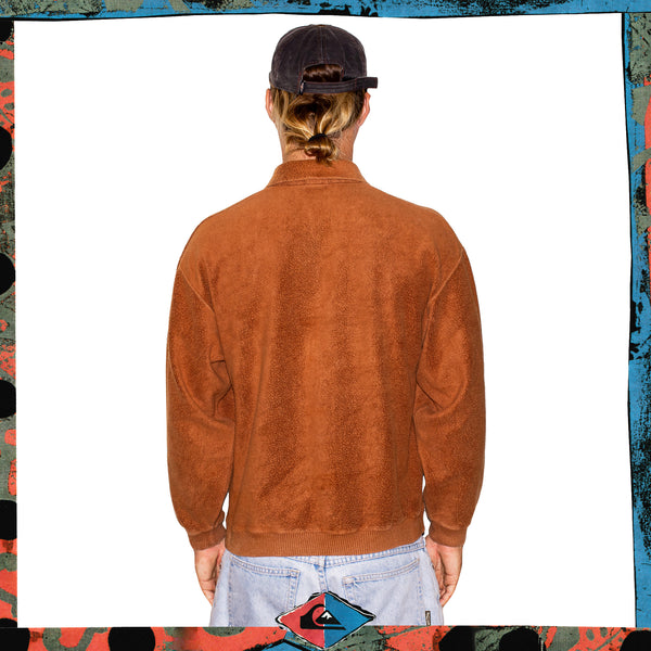 1990's Quiksilver Fleece Quarter Zip Pullover (M)