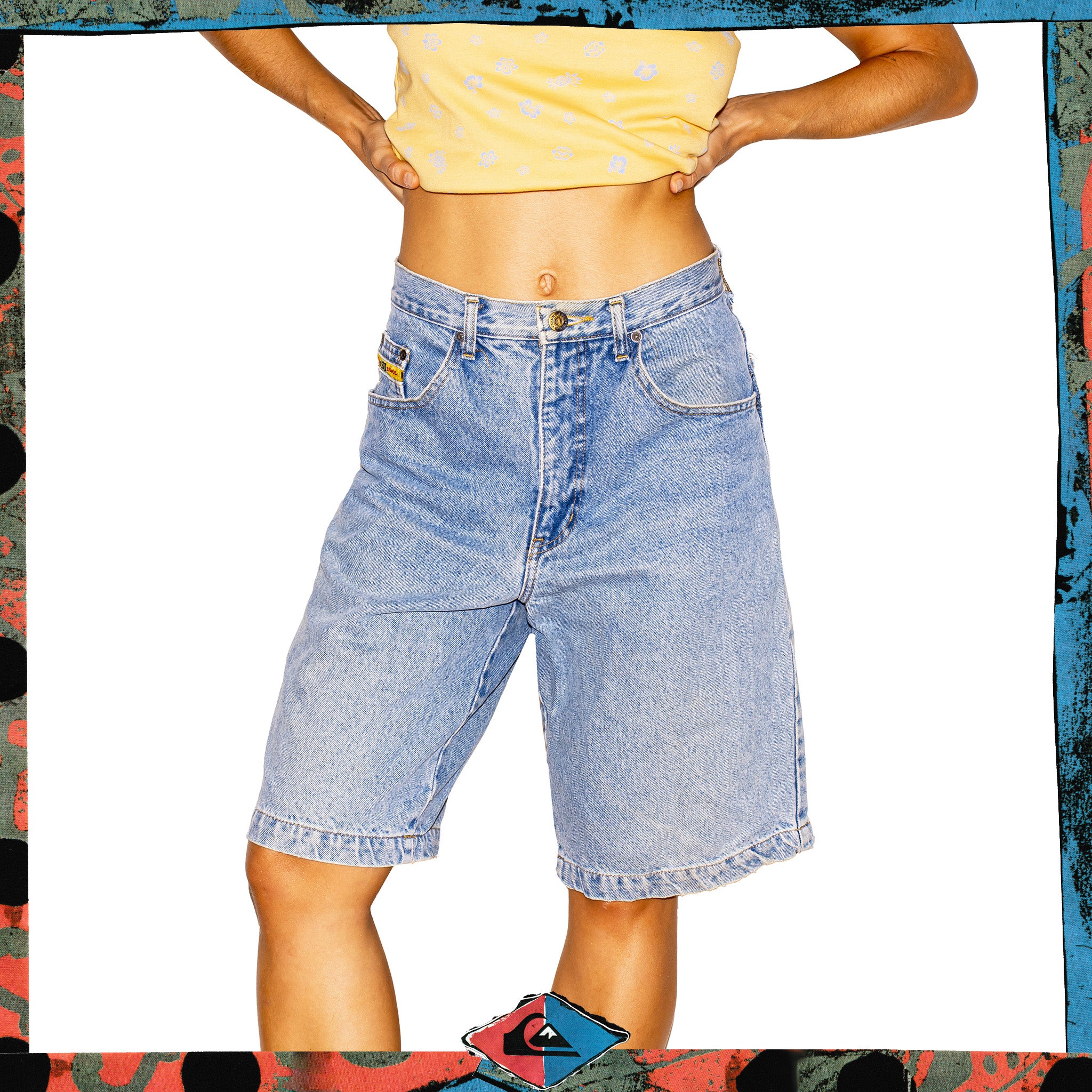 1990's Quiksilver "QSD" Jorts (27")