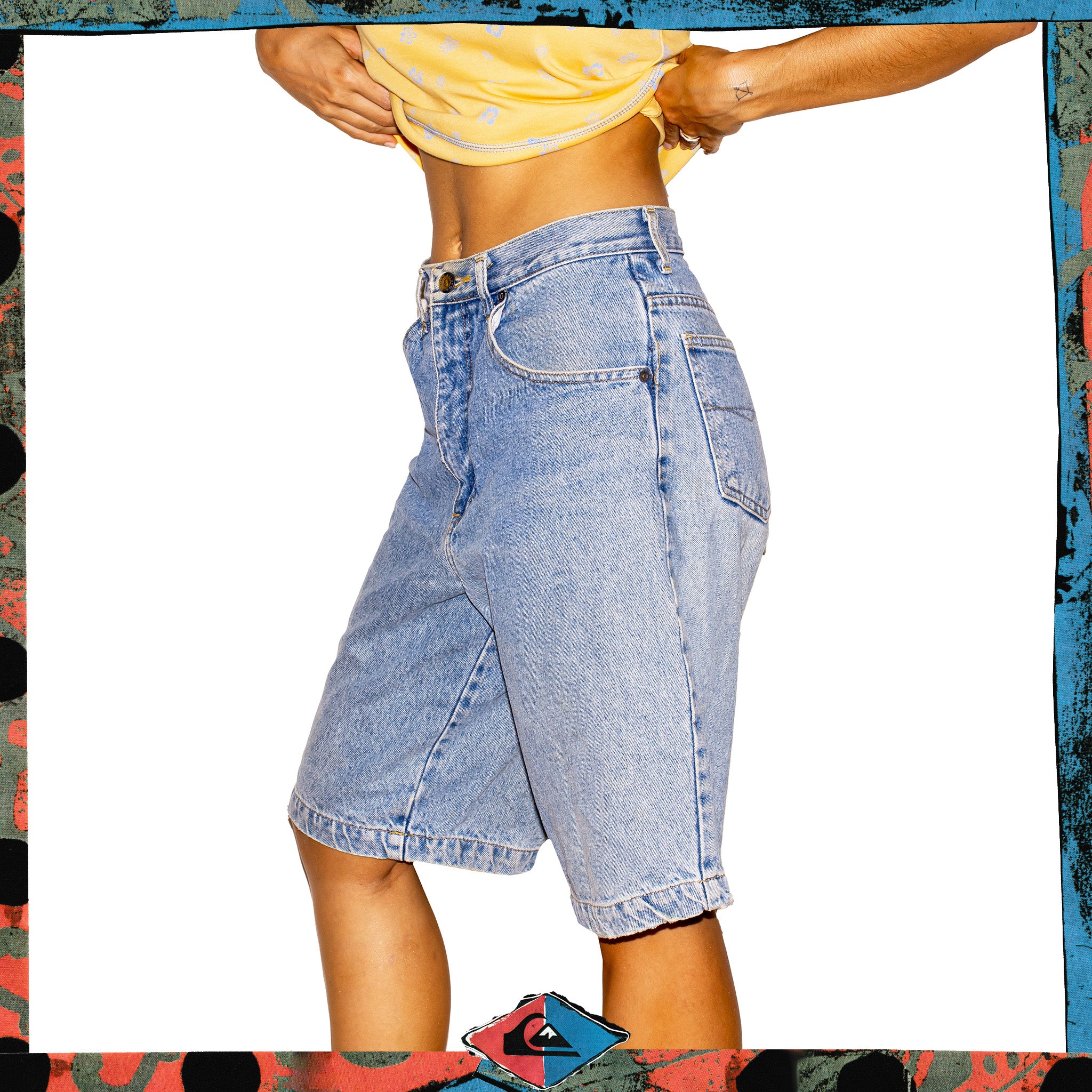 1990's Quiksilver "QSD" Jorts (27")