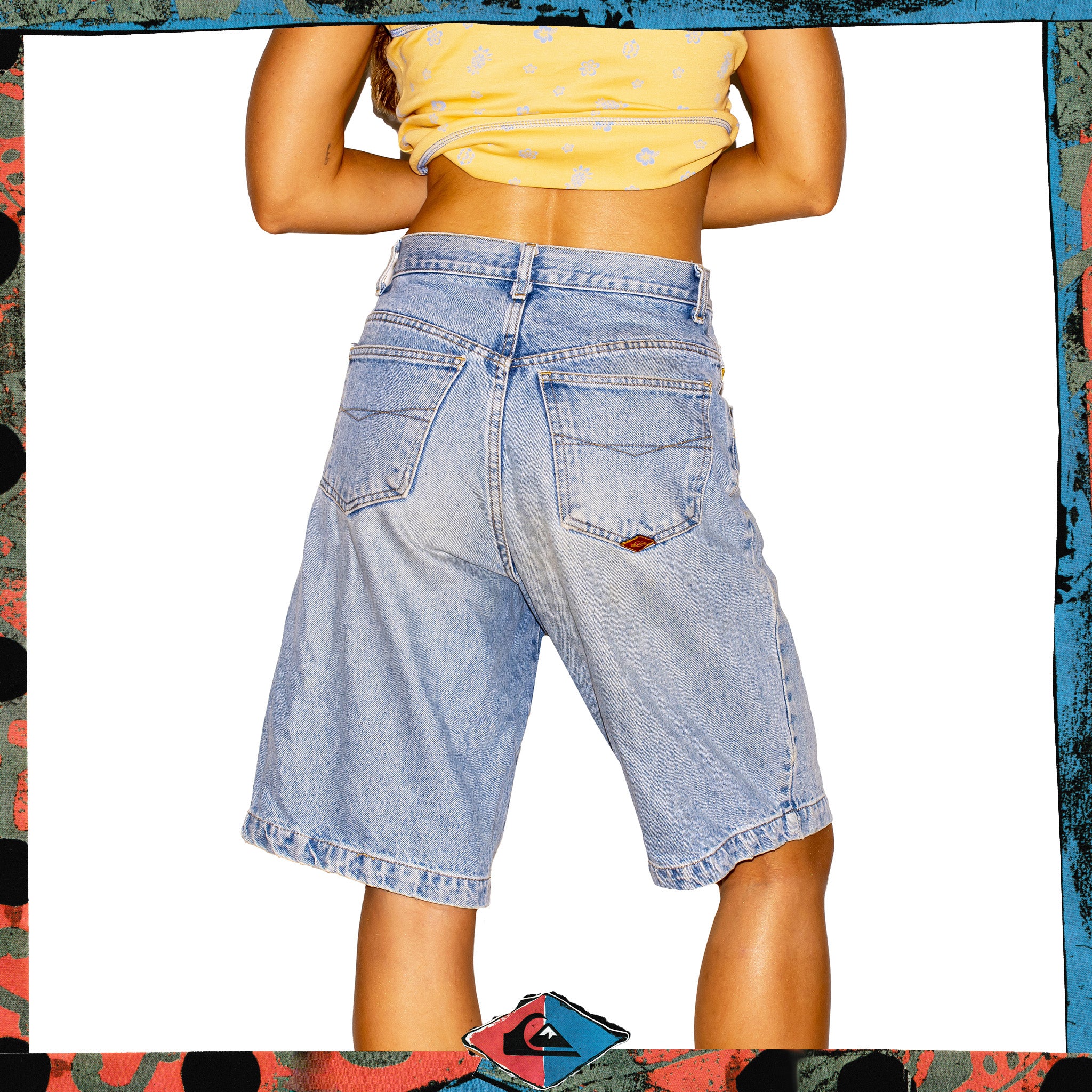 1990's Quiksilver "QSD" Jorts (27")