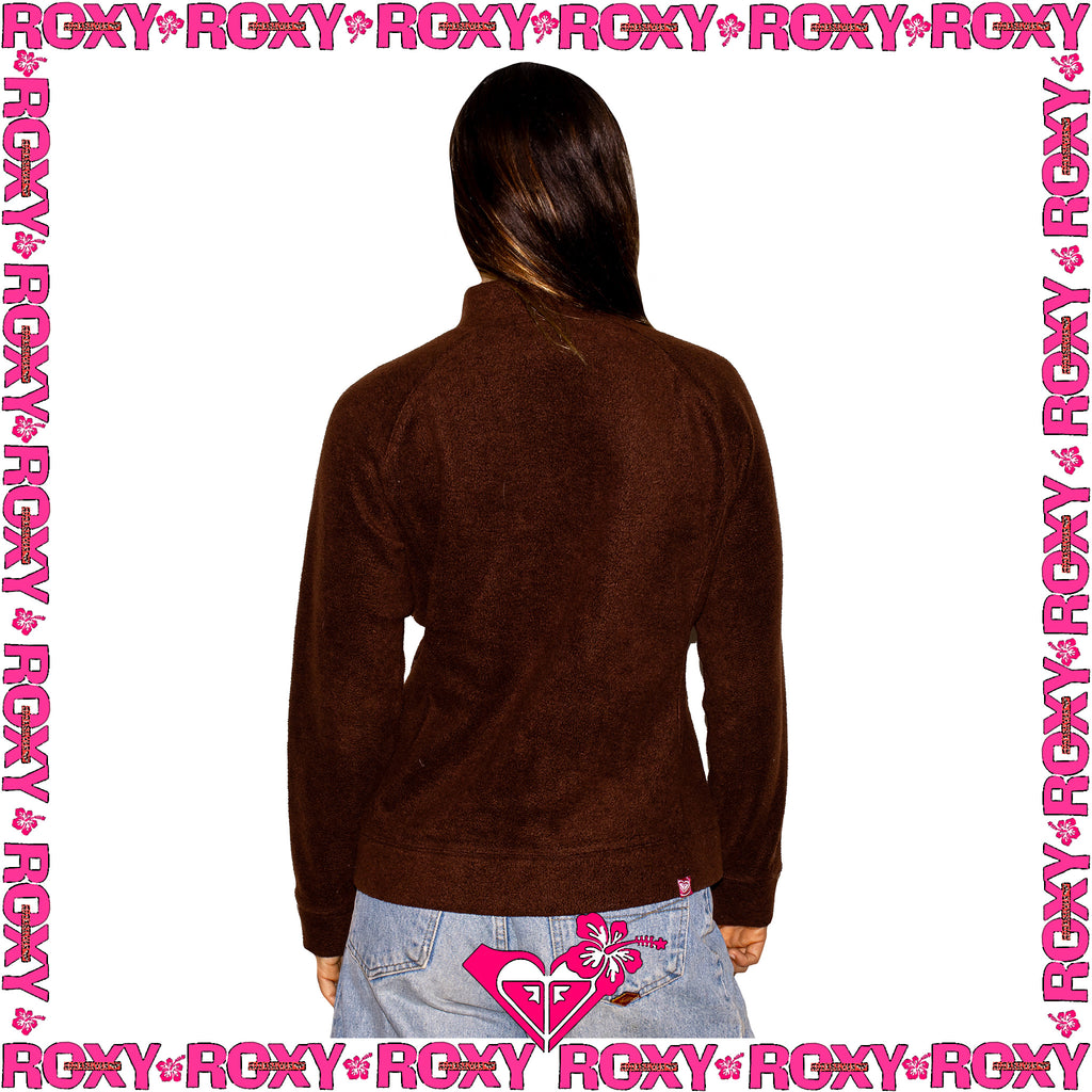 Y2K Roxy Spellout Fleece Jacket (M)