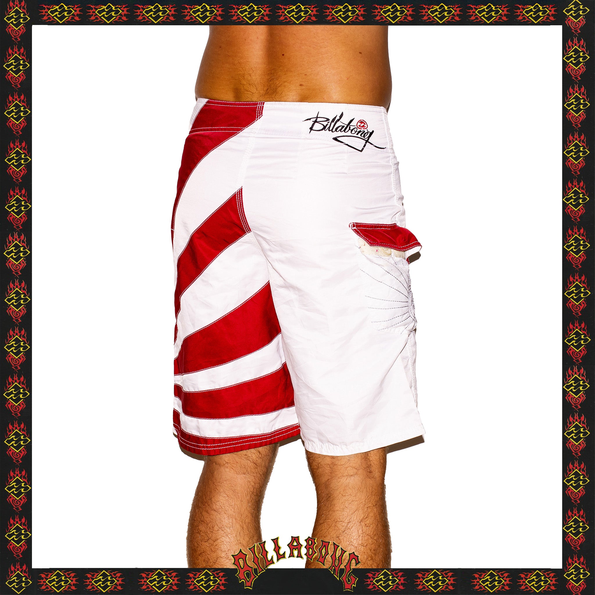 Y2K Billabong "Andy Irons - 3x WC Rising Sun Signature Series" Boardies (28")
