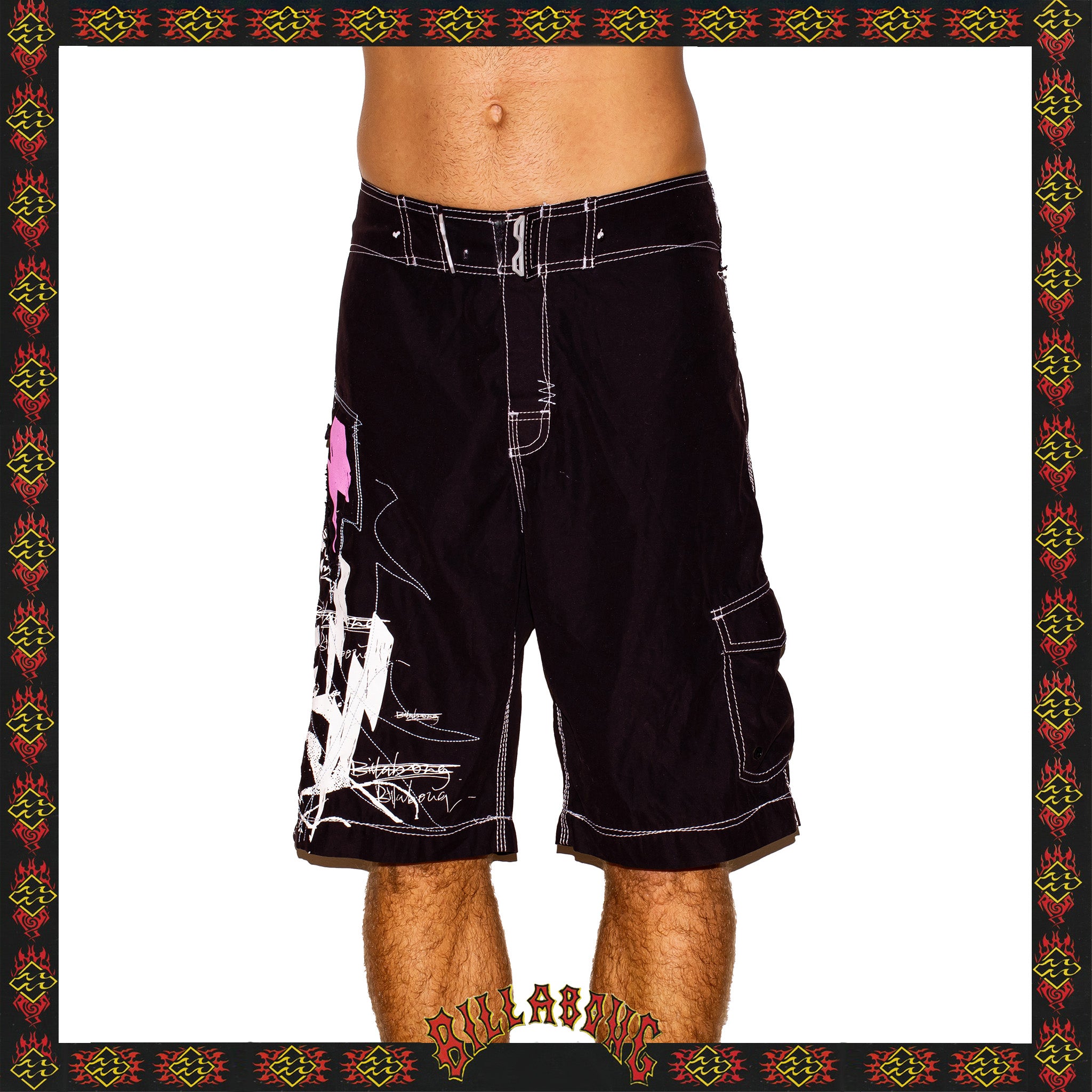 Y2K Billabong "Taj Burrow - Voltaj Signature Series" Boardies (30")