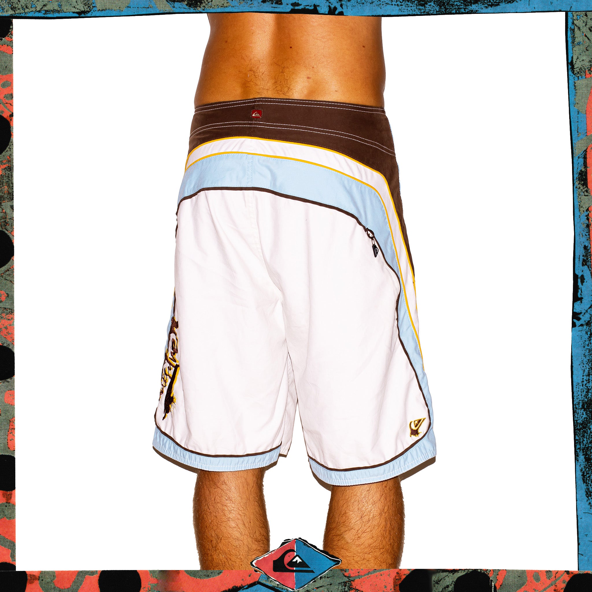 Y2K Quiksilver Supreme Tech Boardies (32")