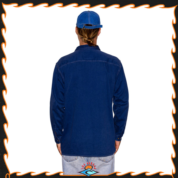 1990's Rip Curl Denim Corduroy Jacket (L)
