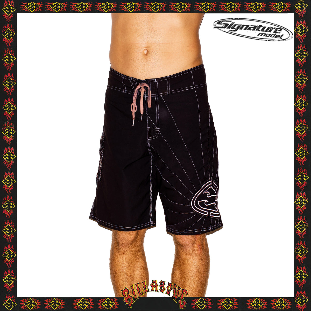 Y2K Billabong "Andy Irons - Rising Sun Platinum Signature Series" Boardies (32")