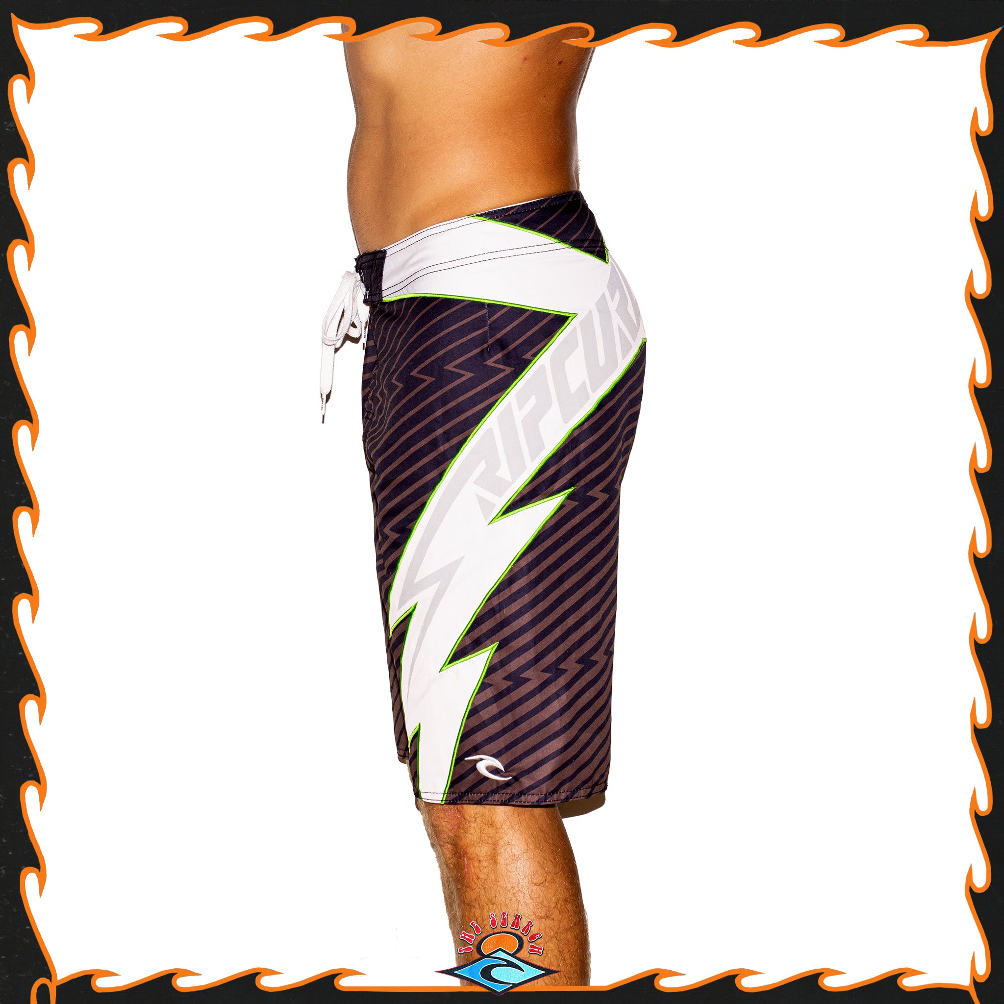 Y2K Rip Curl "Mick Fanning - White Lightning Signature Series" Boardies (34")