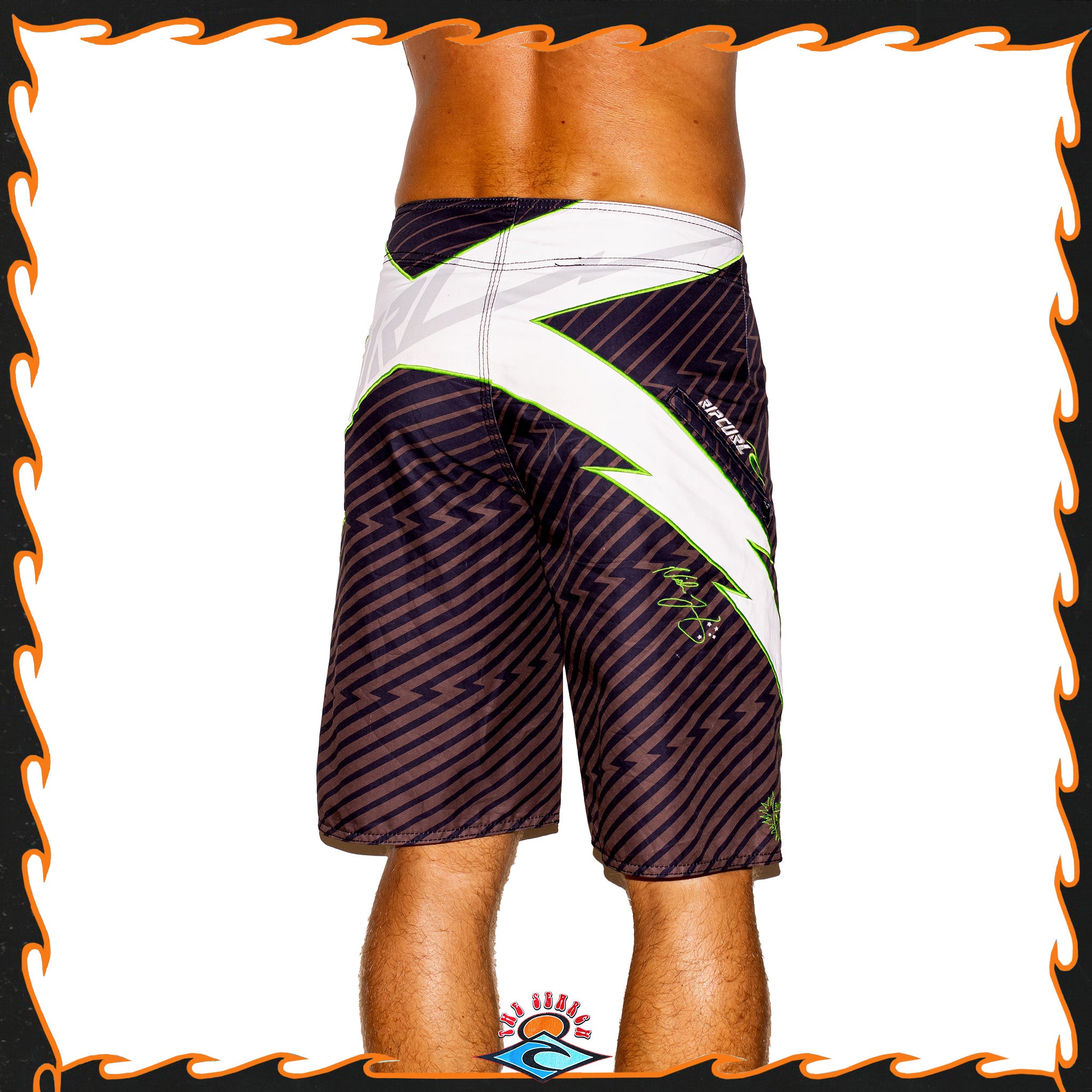 Y2K Rip Curl "Mick Fanning - White Lightning Signature Series" Boardies (34")