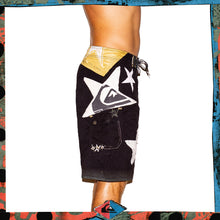 Load image into Gallery viewer, Y2K Quiksilver &quot;Kelly Slater - 7x World Champ Signature Series&quot; Boardies (31&quot;) *RARE*
