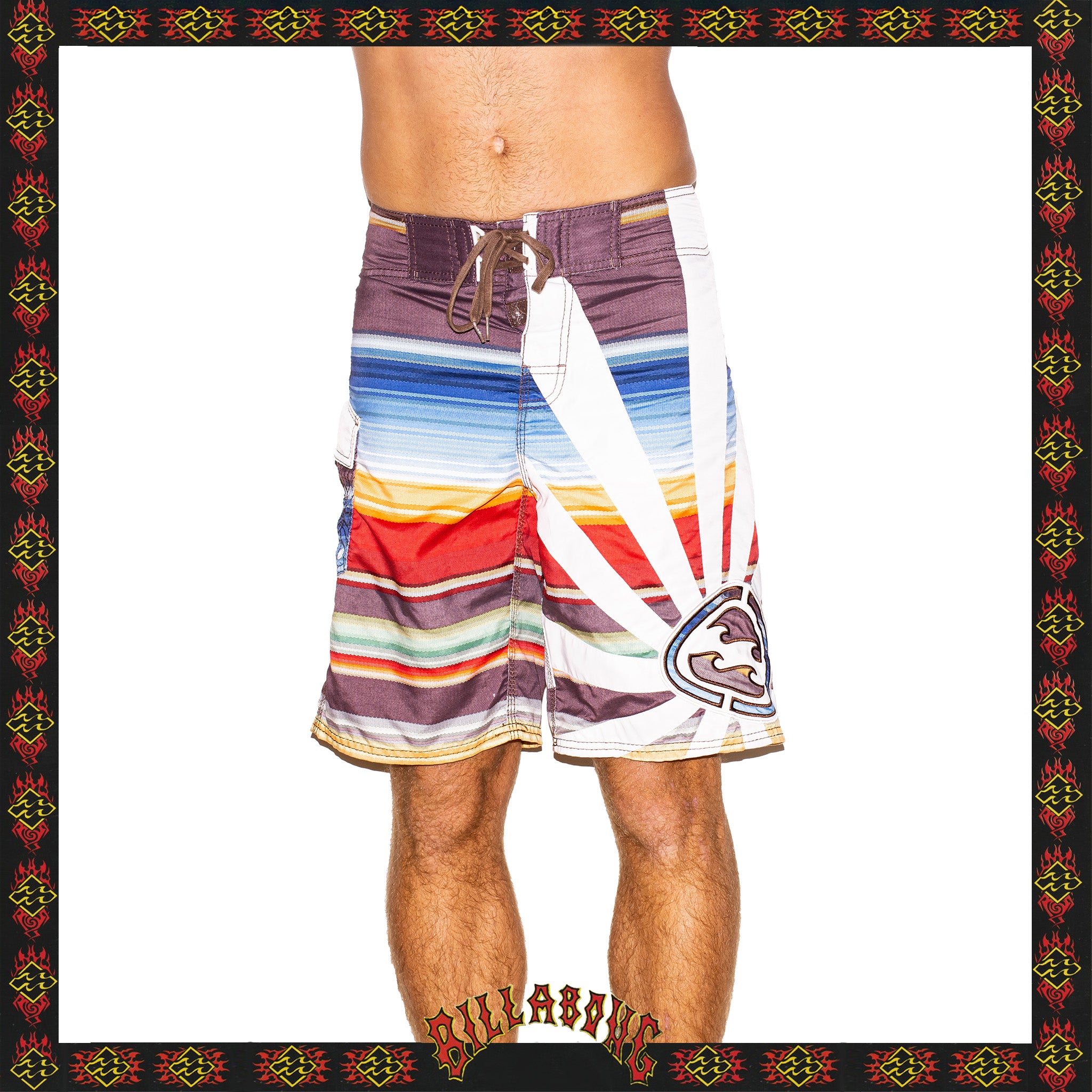 Y2K Billabong "Andy Irons - Rising Sun Signature Series" Boardies (33")