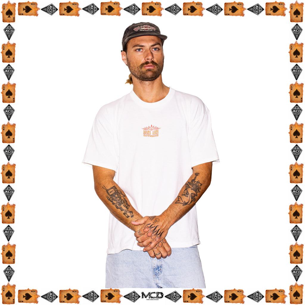 1990's More Core Division Spellout Tee (L) *RARE*