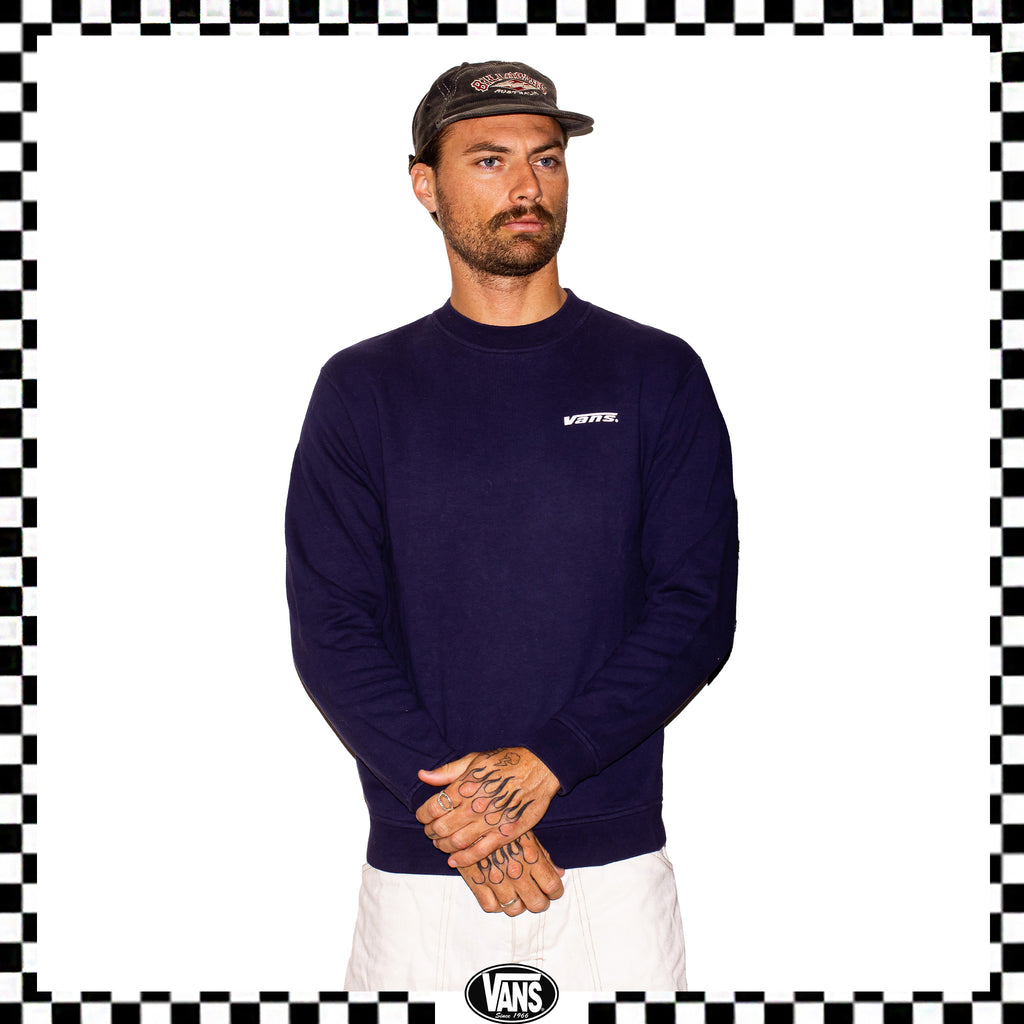1990's VANS Off The Wall Spellout Sweatshirt (M)