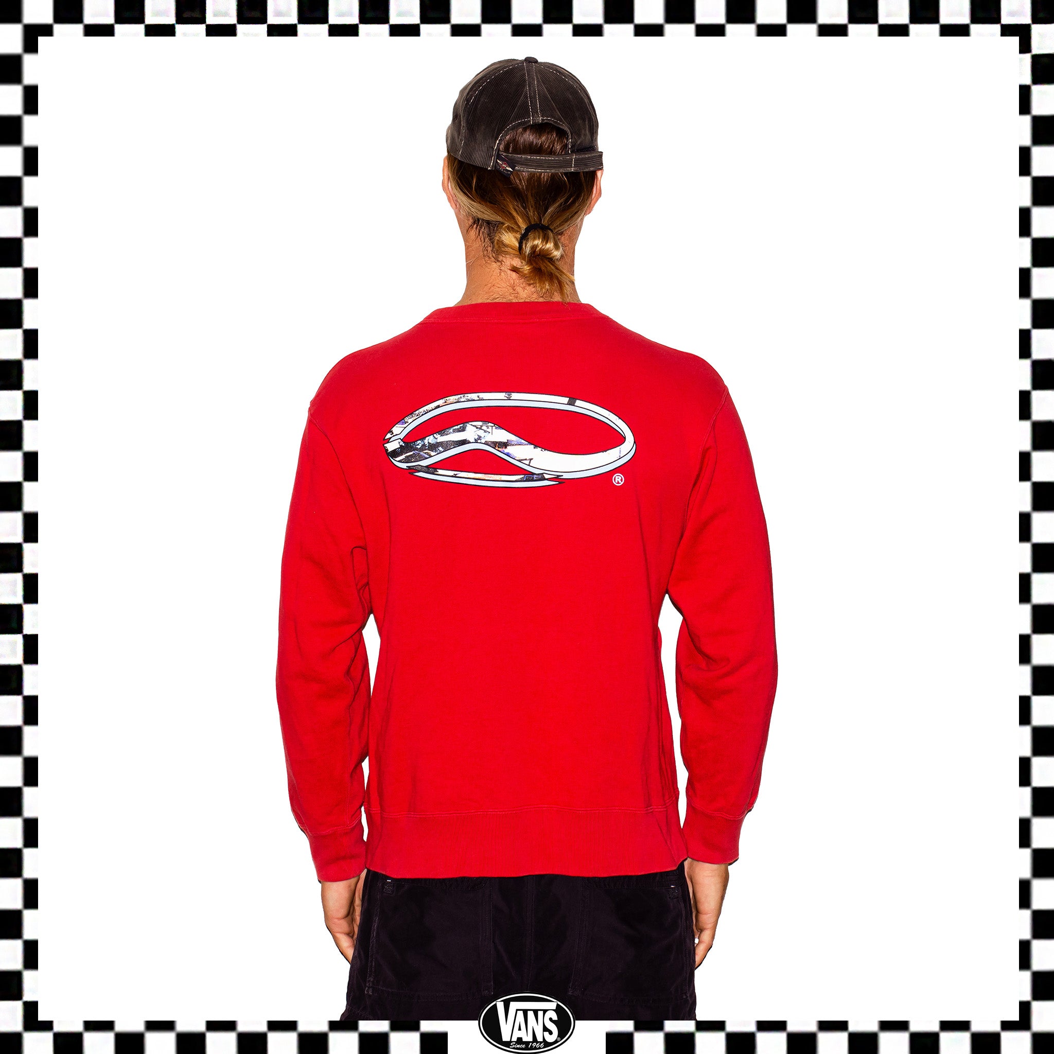Y2K VANS Off The Wall Spellout Sweatshirt (M-L)