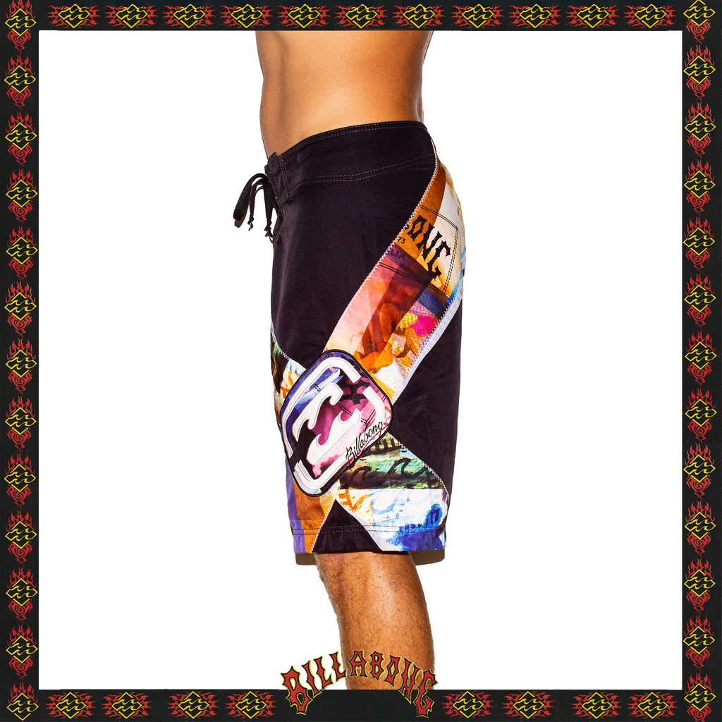 Y2K Billabong "Shane Dorian - Big Hex Signature Series" Boardies (32")