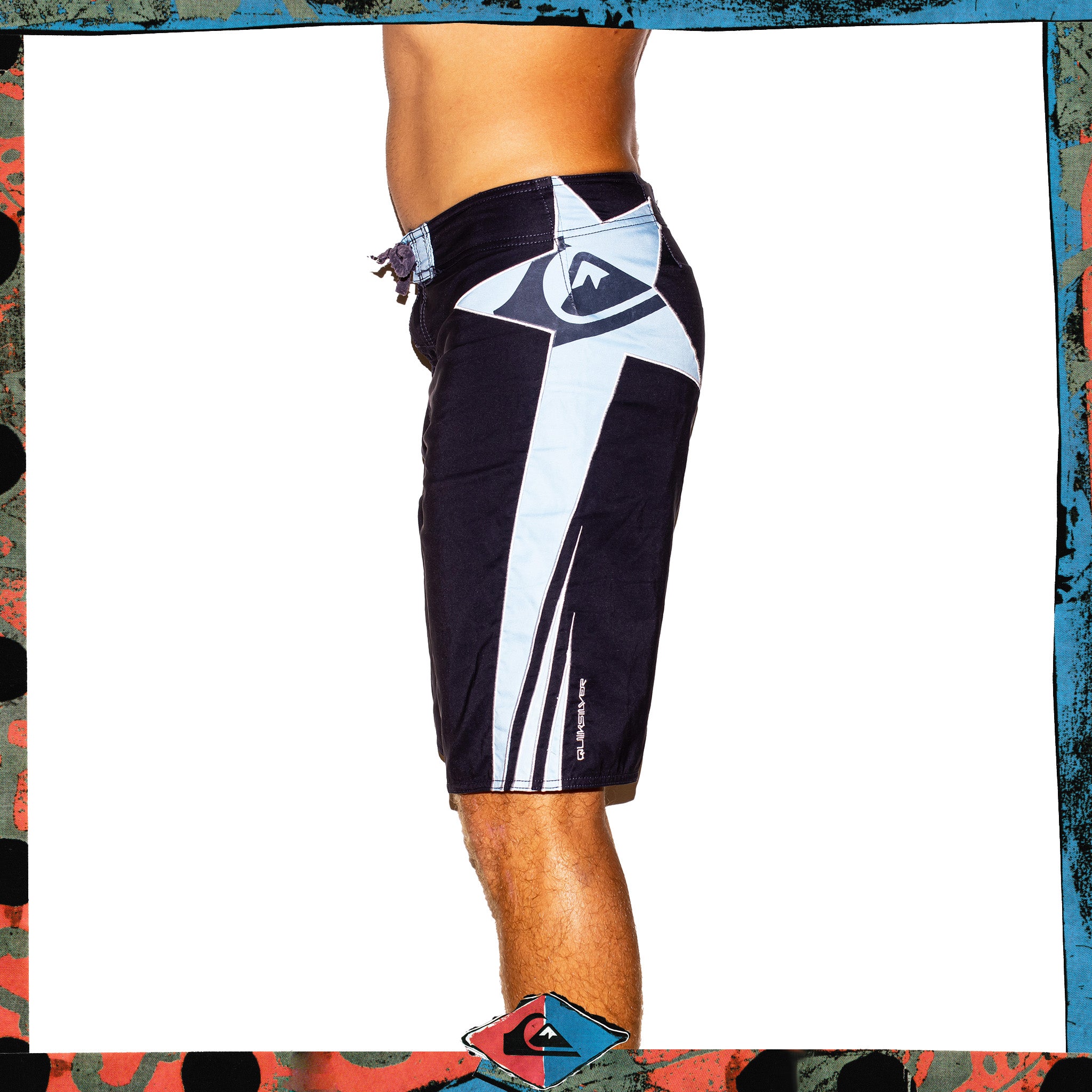 Y2K Quiksilver "Kelly Slater - Star Child Signature Series" Boardies (36")