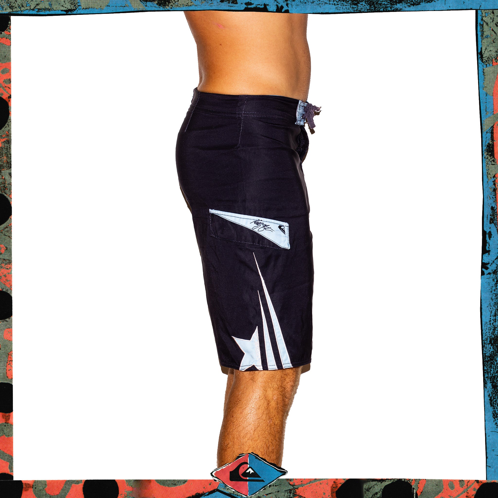 Y2K Quiksilver "Kelly Slater - Star Child Signature Series" Boardies (36")