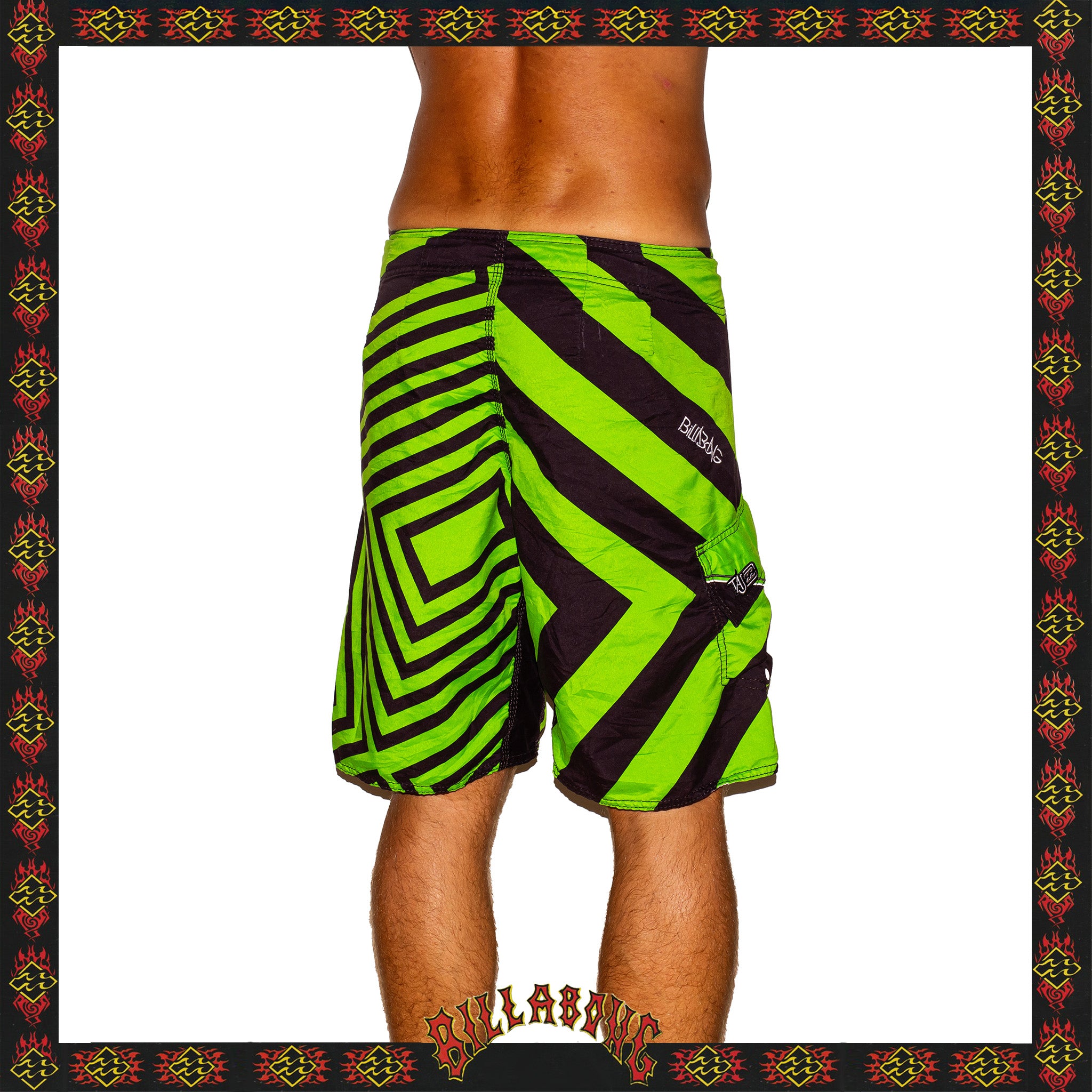 Y2K Billabong "Taj Burrow - Teeb 3 Signature Series" Boardies (34")