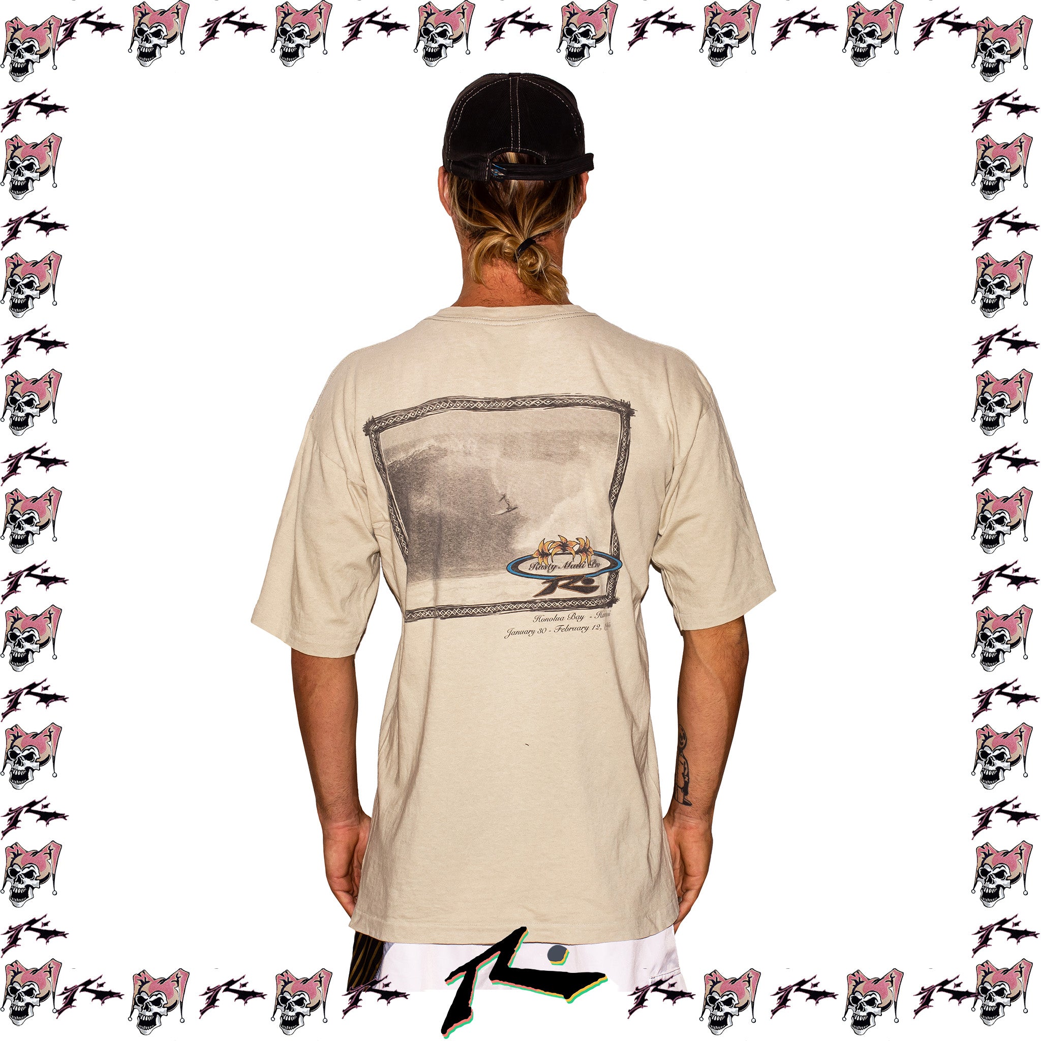 1995 Rusty Maui Pro Graphic Tee (L-XL) *RARE*
