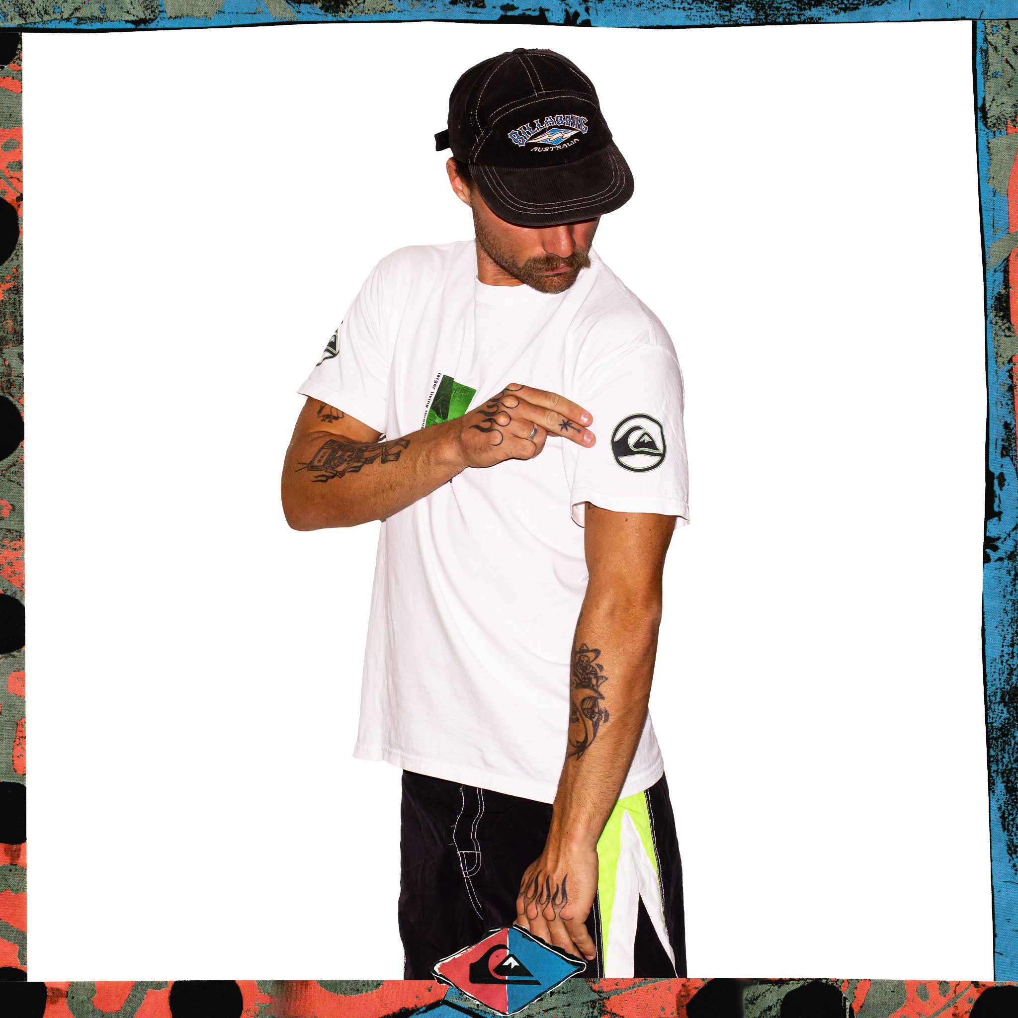 2001 Quiksilver Graphic Tee (M)