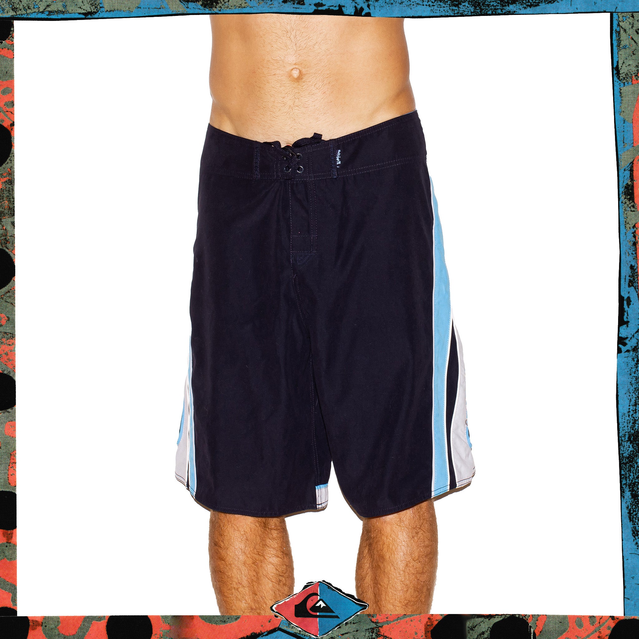 Y2K Quiksilver Supreme Tech Boardies (32")