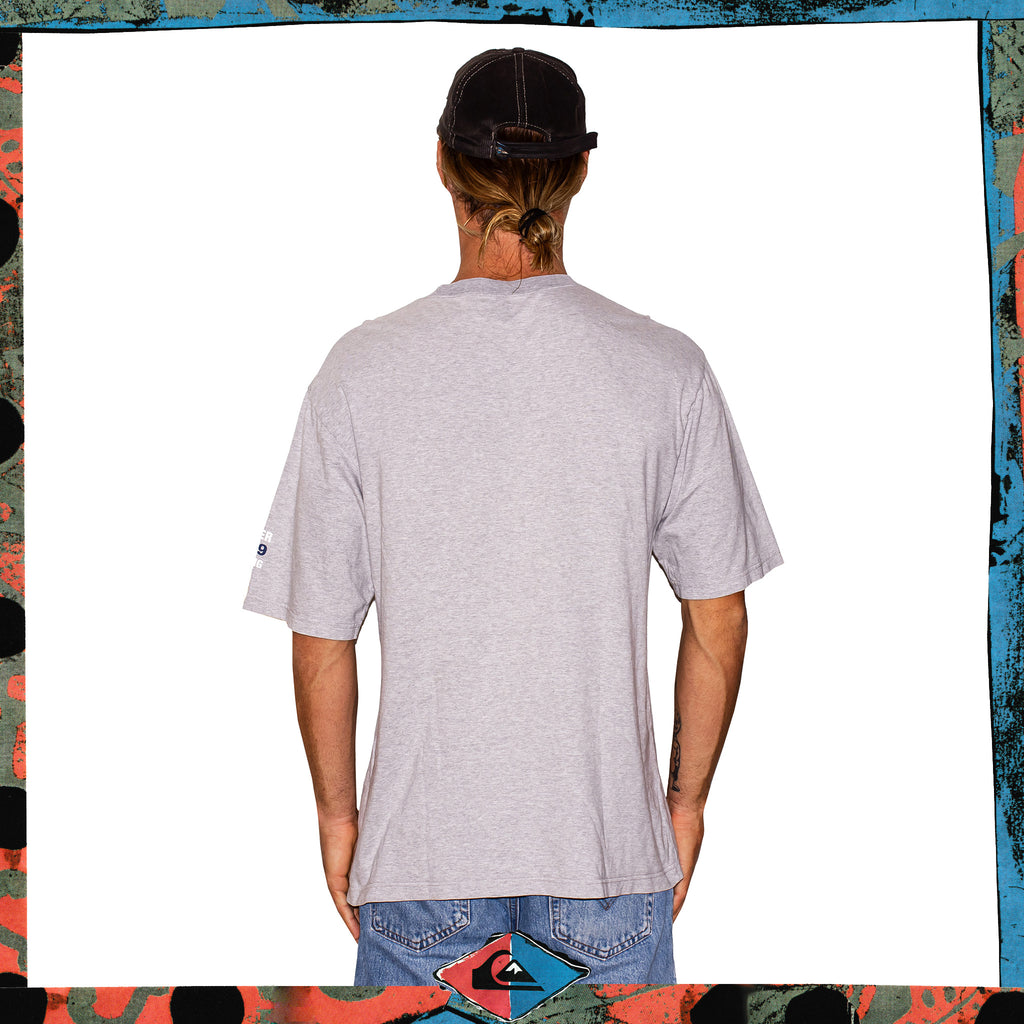 Y2K Quiksilver "QS-069" Spellout Tee (L)