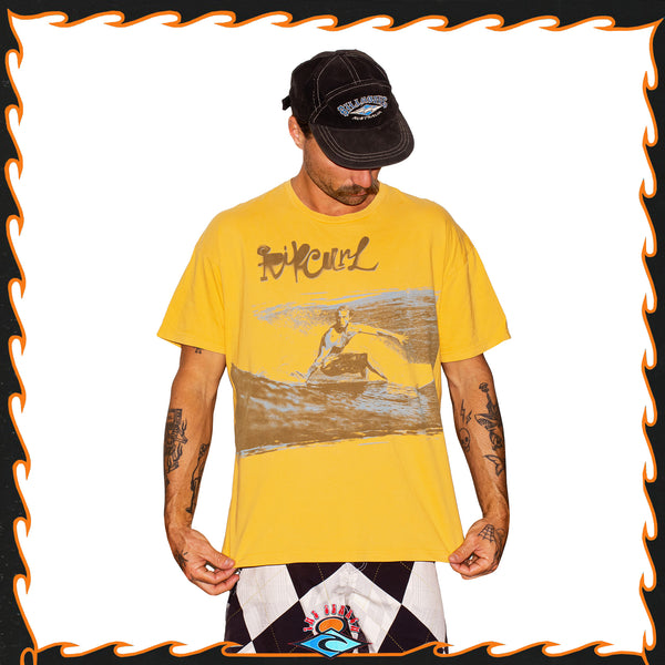 Y2K Rip Curl Graphic Tee (XL)