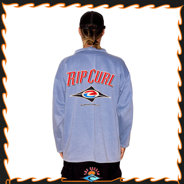 1990's Rip Curl Toggle Polo Sweatshirt (XL) *GRAIL*