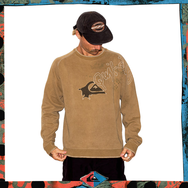 Y2K Quiksilver Script Spellout Sweatshirt (L)