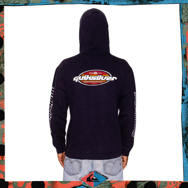 Y2K Quiksilver "Quad Hit" Hoodie (M-L)