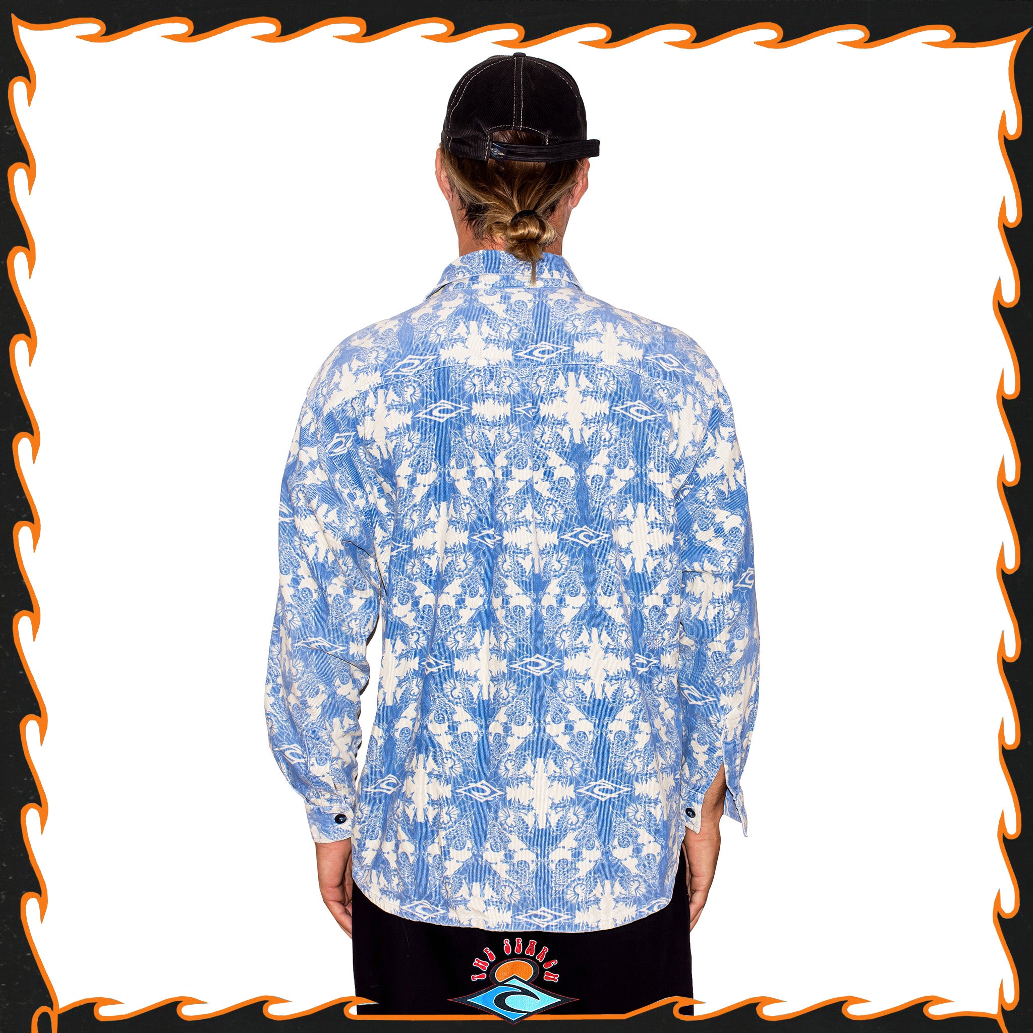 1990's Rip Curl "Full Print" Corduroy Jacket (L-XL)