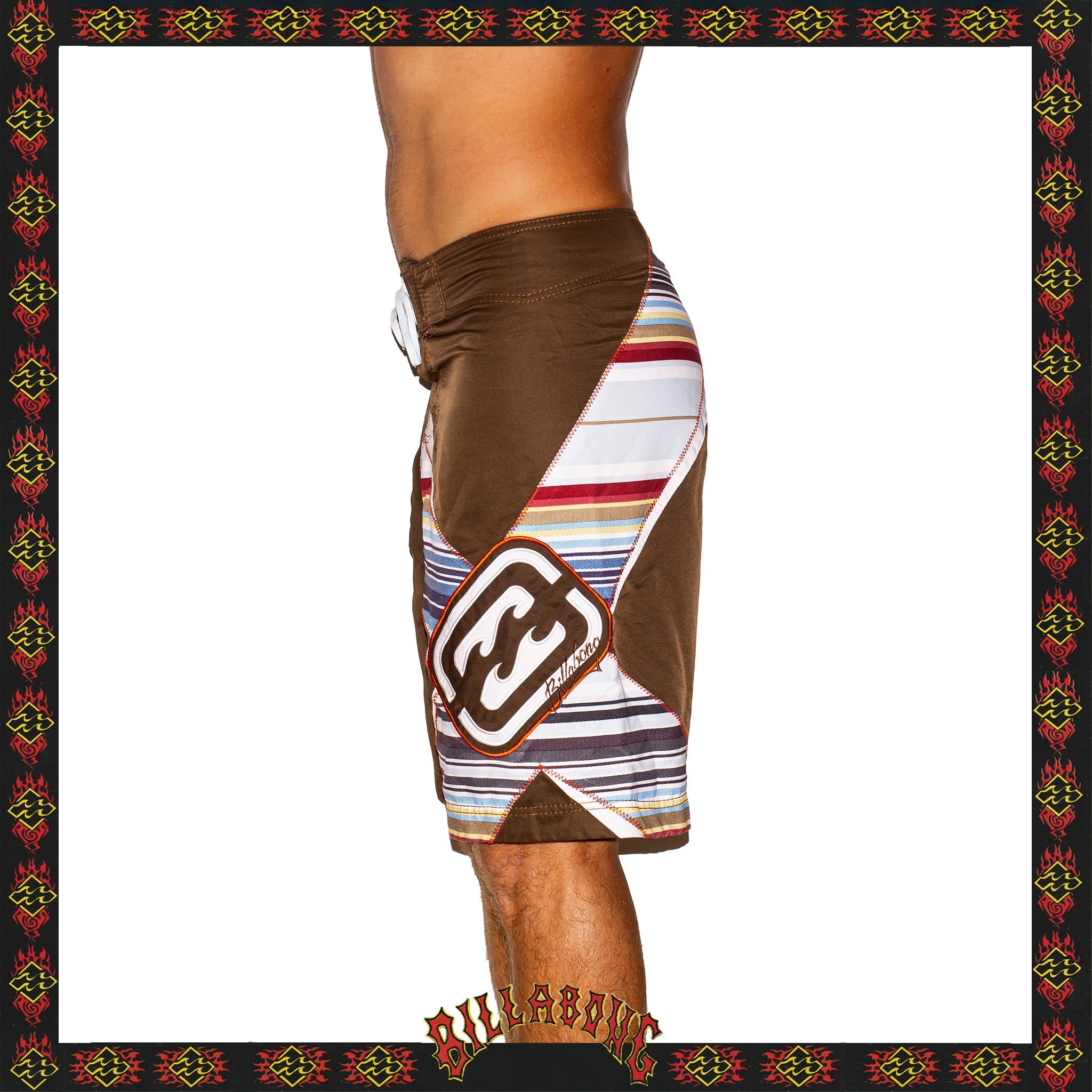 Y2K Billabong "Shane Dorian - Big Hex Signature Series" Boardies (31")