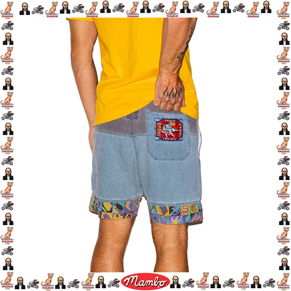 1990's Mambo "Muntart - Truck Engines" Shorts (30") *RARE*